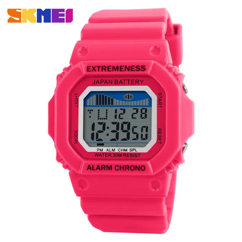 Skmei Unisex Watch Fashion Casual Watches Relogio Masculino Student Colorful For Men Women Water Resistant Alarm Wristwatches