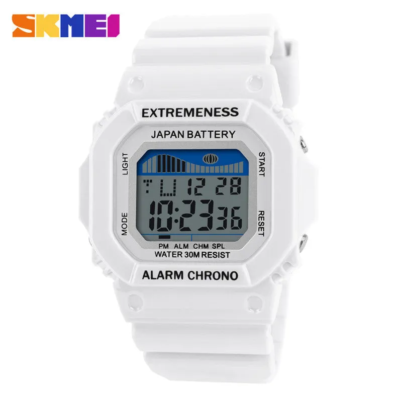 Skmei Unisex Watch Fashion Casual Watches Relogio Masculino Student Colorful For Men Women Water Resistant Alarm Wristwatches