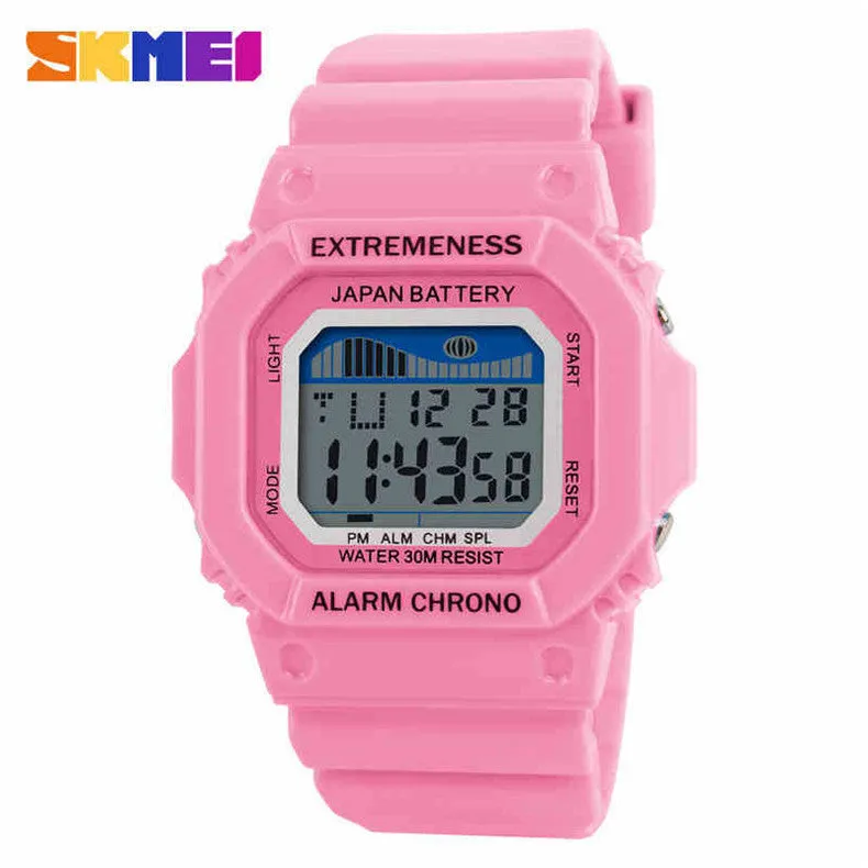 Skmei Unisex Watch Fashion Casual Watches Relogio Masculino Student Colorful For Men Women Water Resistant Alarm Wristwatches