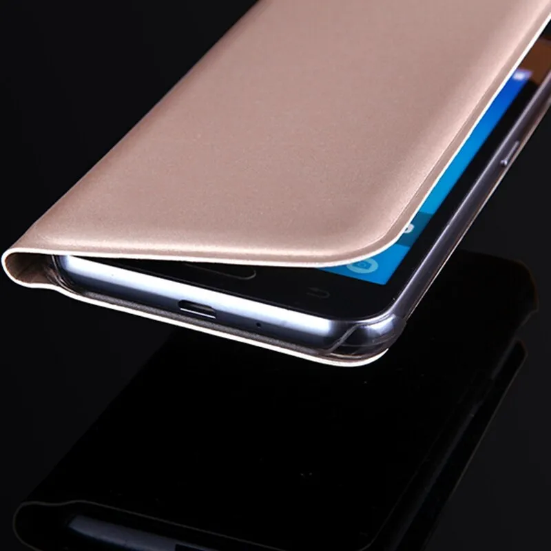 Slim Wallet Case For Samsung Galaxy J1 2016 J120 J120F J120H J120M Phone Sleeve Bag Flip Cover With Card Holder Business Purse