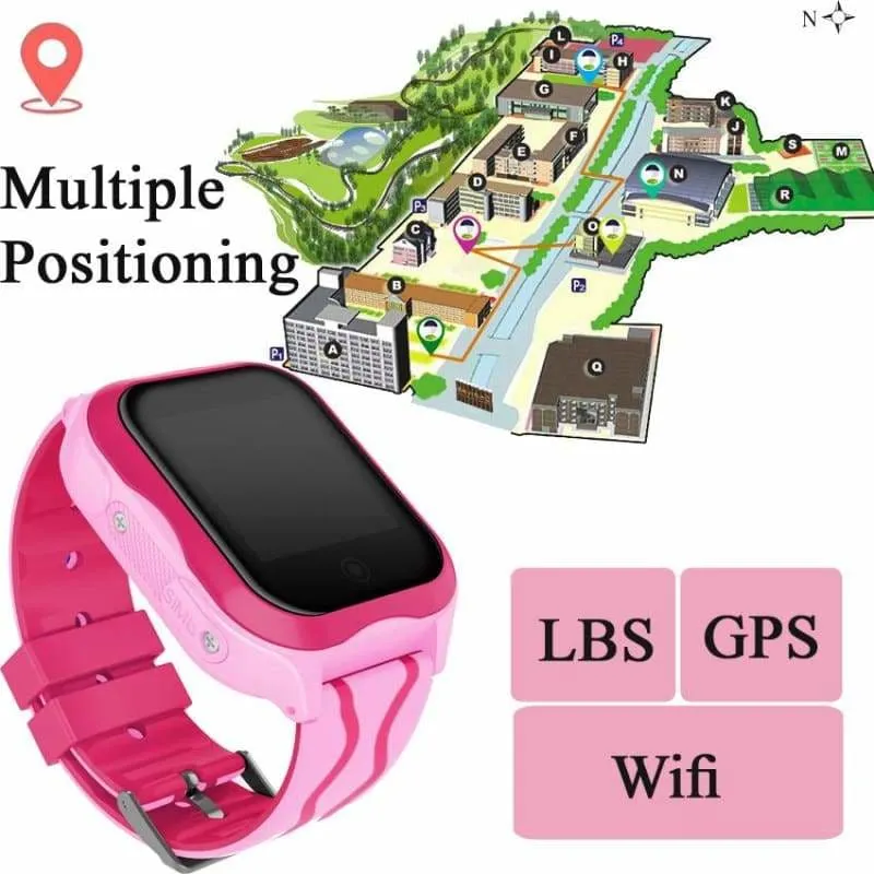 Smart GPS WIFI Tracker Watch for Kids