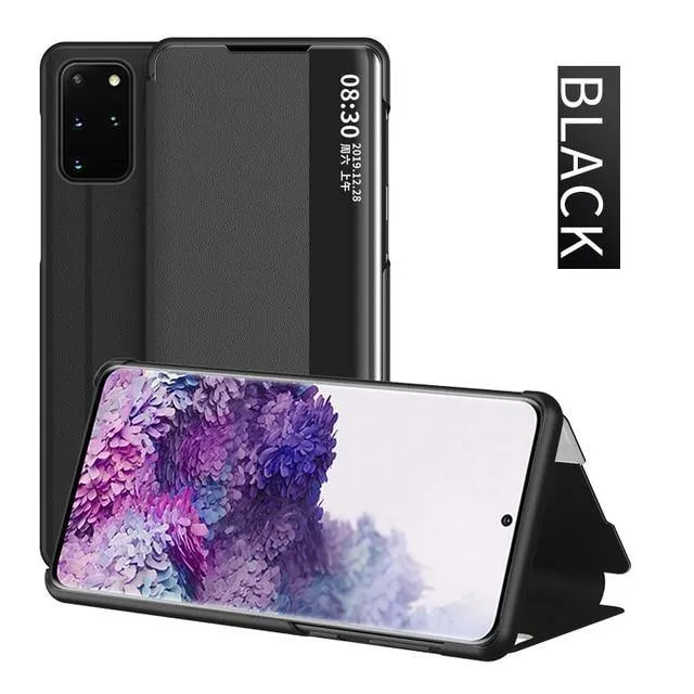 Smart View Flip Case For Samsung Galaxy