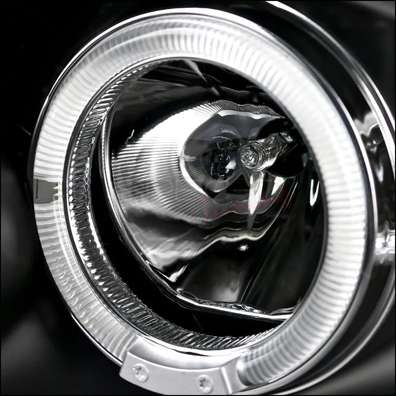 Spec-D Projector Headlights Dodge Charger (05-10) LED Halo - Black or Chrome