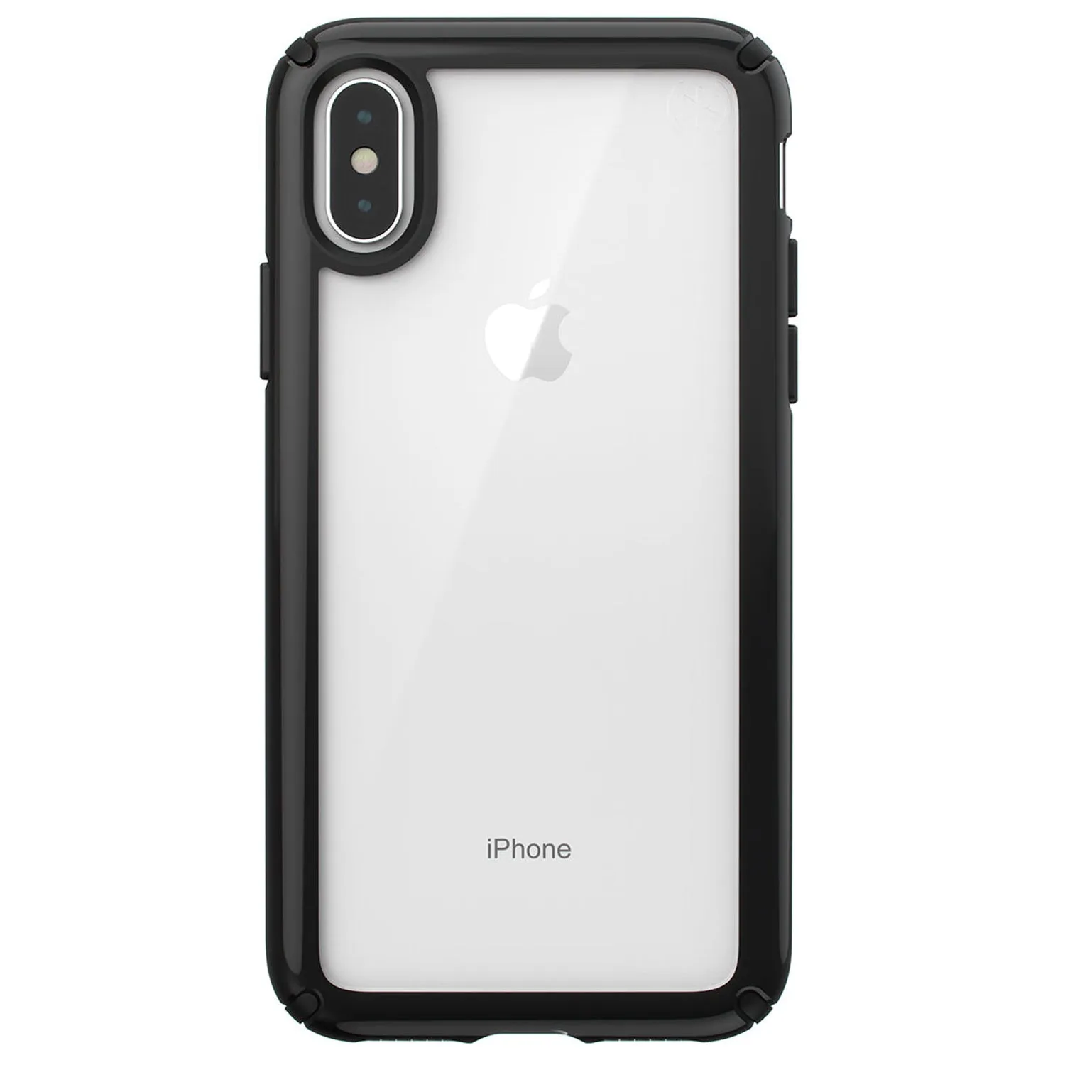 Speck Presidio Show Clear and Black iPhone XS / X Case - 117132-5905