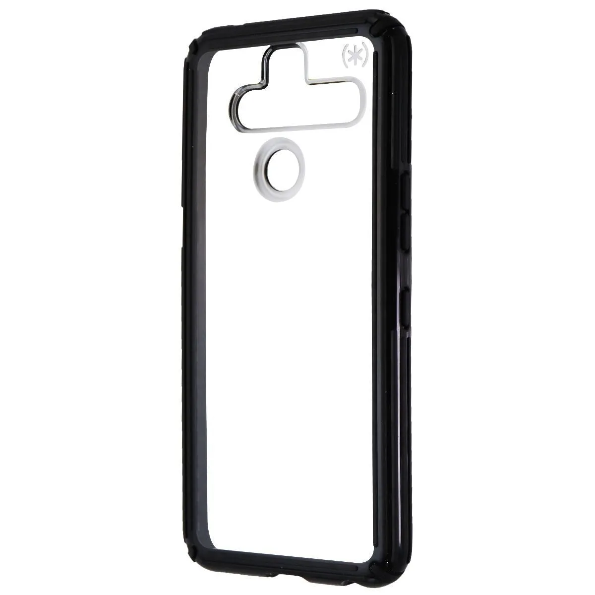 Speck Presidio V-Grip Series Hybrid Case for LG V50 ThinQ - Clear / Black