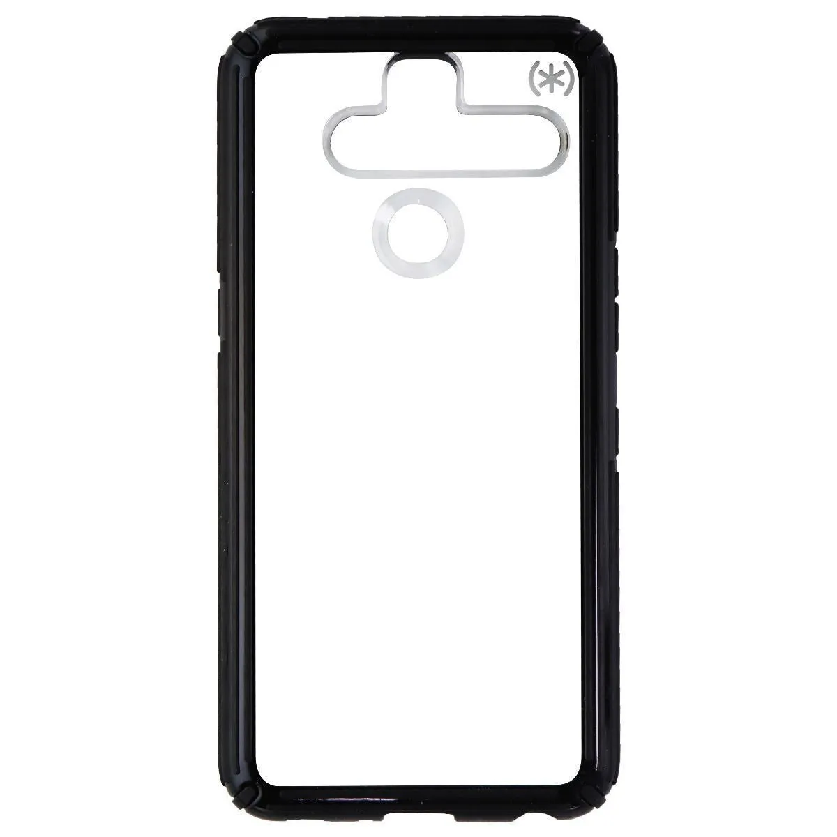 Speck Presidio V-Grip Series Hybrid Case for LG V50 ThinQ - Clear / Black