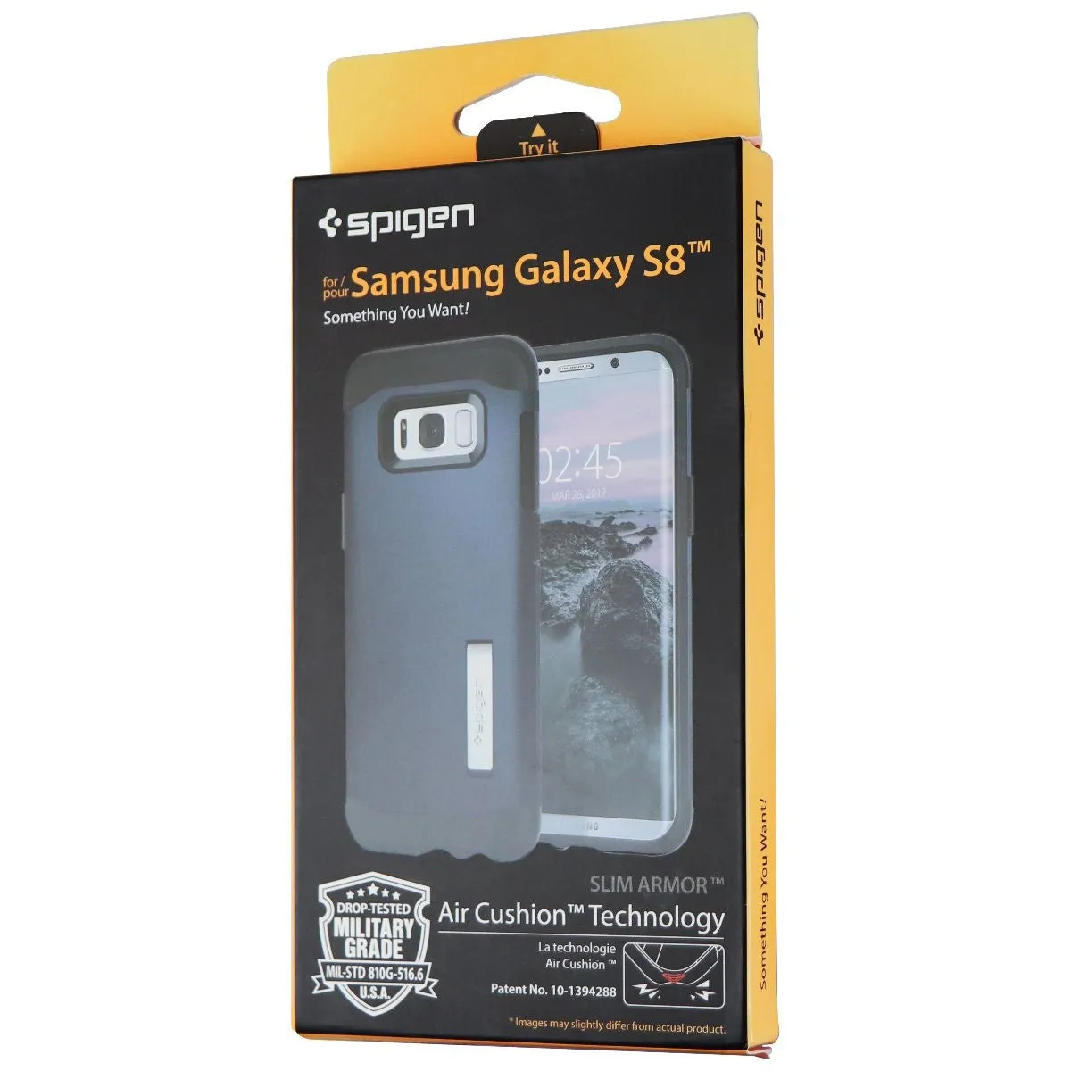 Spigen Slim Armor Dual Layer Case for Samsung Galaxy S8 - Metal Slate