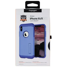 Spigen Slim Armor with Kickstand Case for Apple iPhone XS / iPhone X - Violet