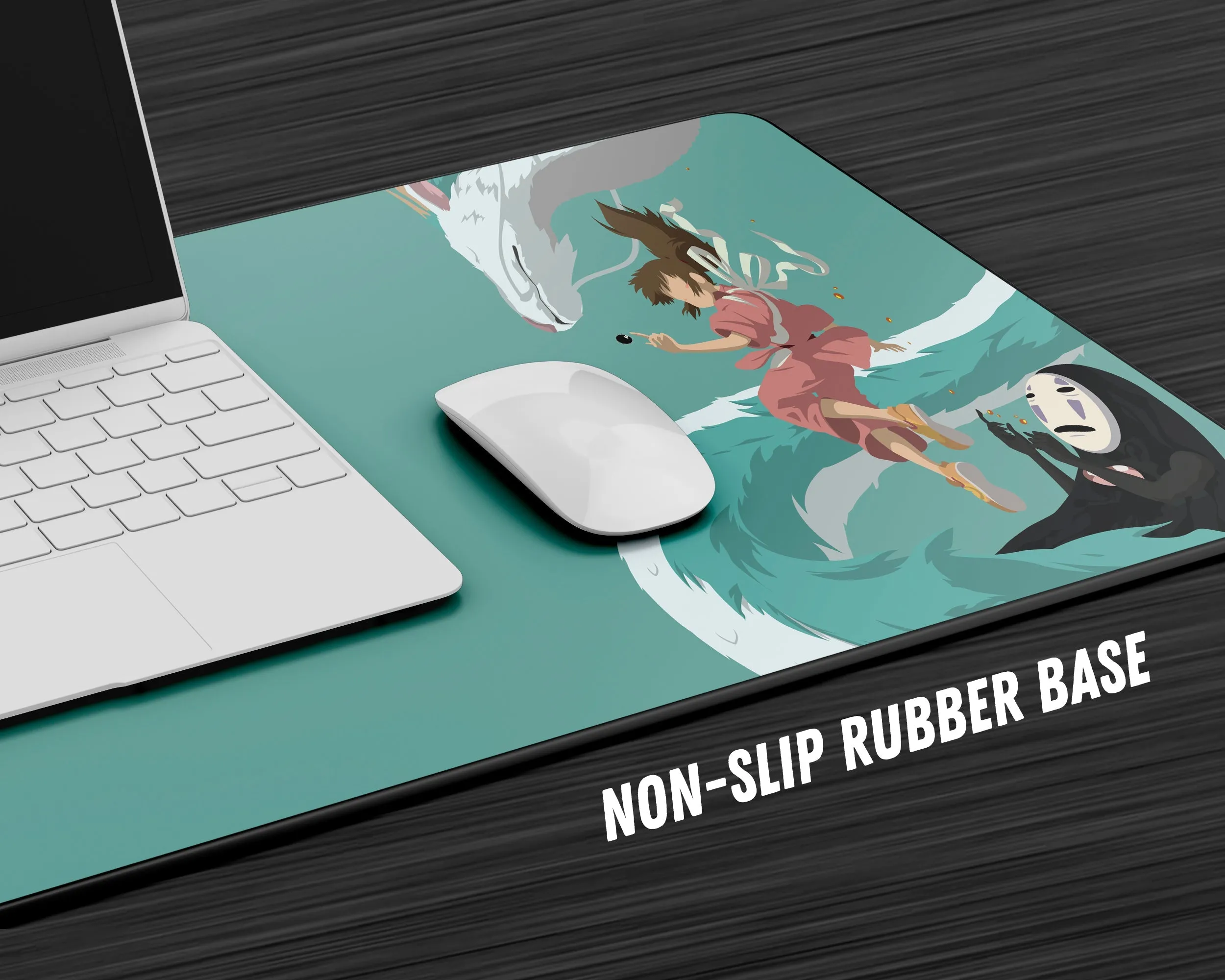 Spirited Away Haku and Chihiro Gaming Mouse Pad