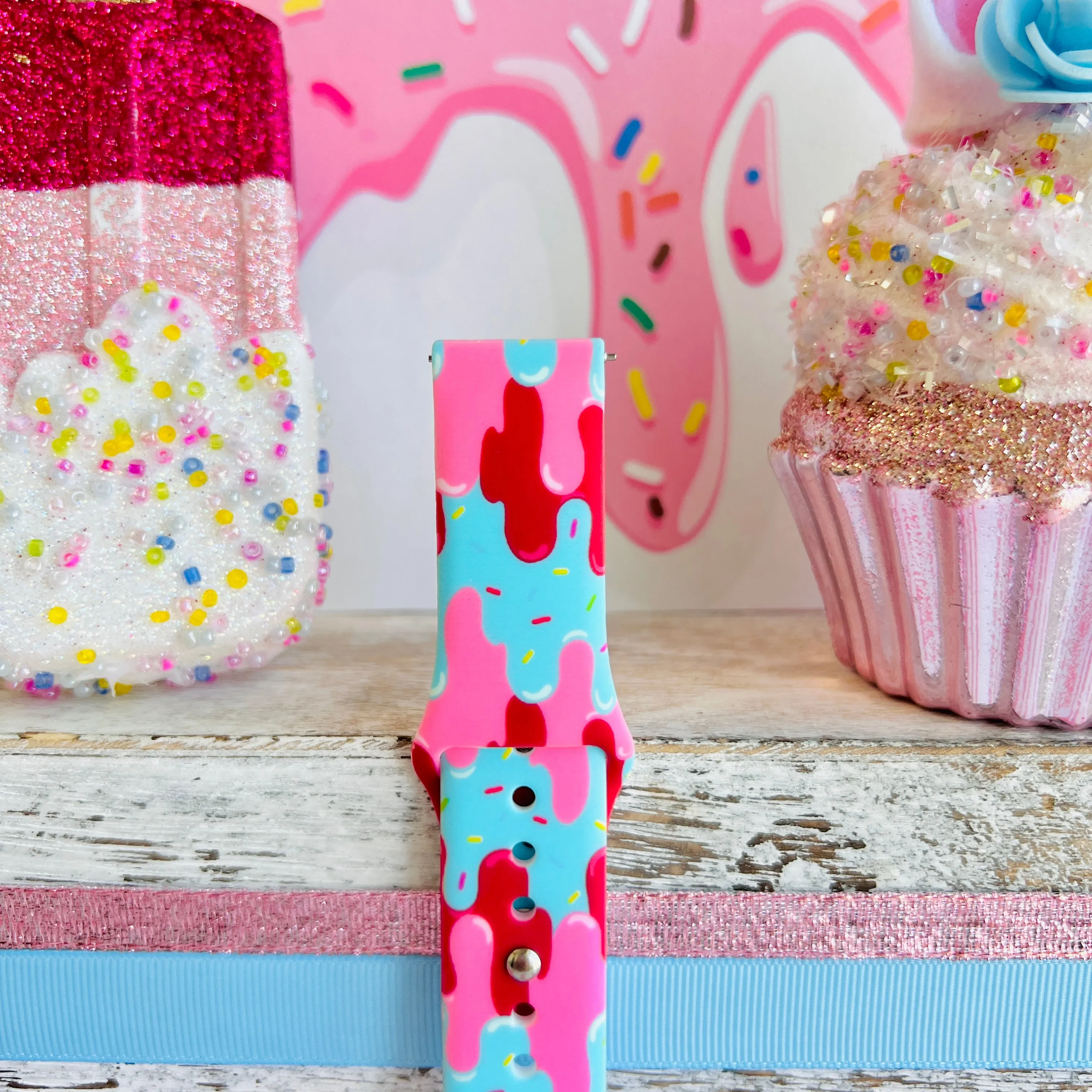 Sprinklelicious Celebration Print Silicone Band For Samsung Watch