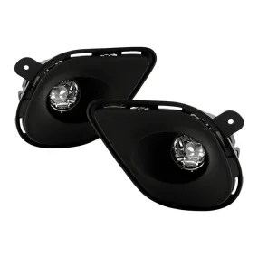 Spyder Full LED Fog Lights Dodge Charger (15-19) SRT Models [OEM Style w/ Universal Switch] Black Housing