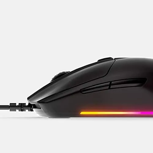 SteelSeries Rival 3 - Gaming Mouse - 8,500 CPI TrueMove Core Optical Sensor - 6 Programmable Buttons - Split Trigger Buttons - Black