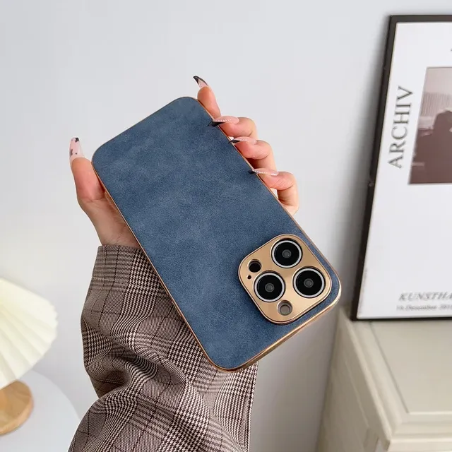 Suede Leather iPhone Case