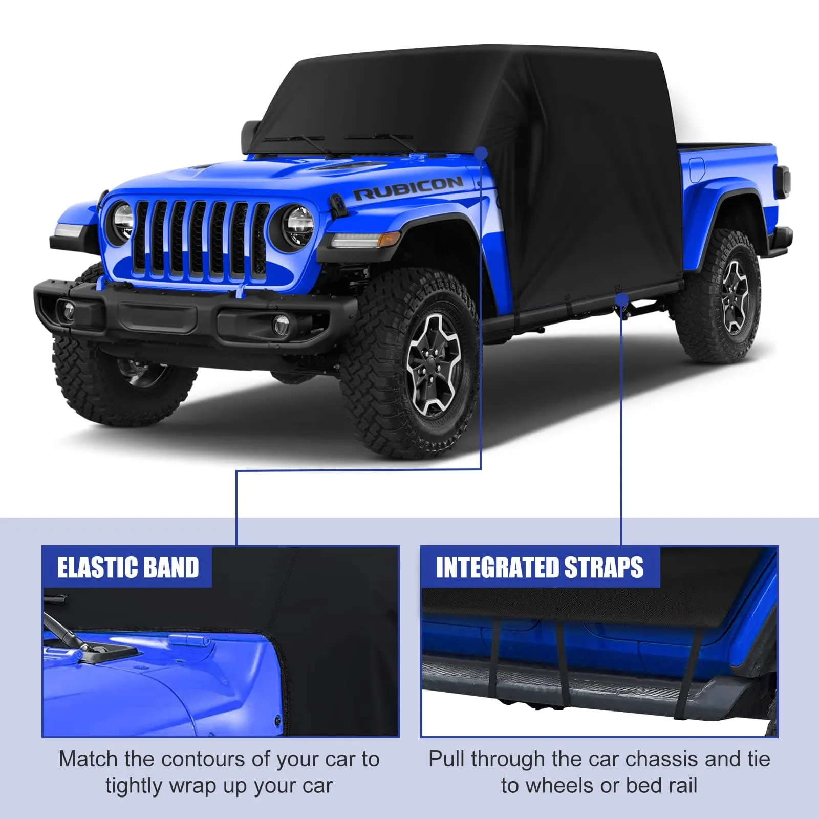 Suparee Jeep Gladiator Cab Cover Revomed top for 2020-Later JT 4 Door