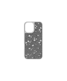 SWAROVSKI HIGH SMARTPHONE CASE, SCATTERED DESIGN, IPHONE® 16, SLIVER TONE