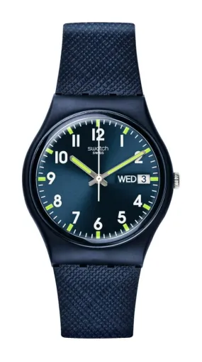 Swatch Sir Blue Quartz Watch