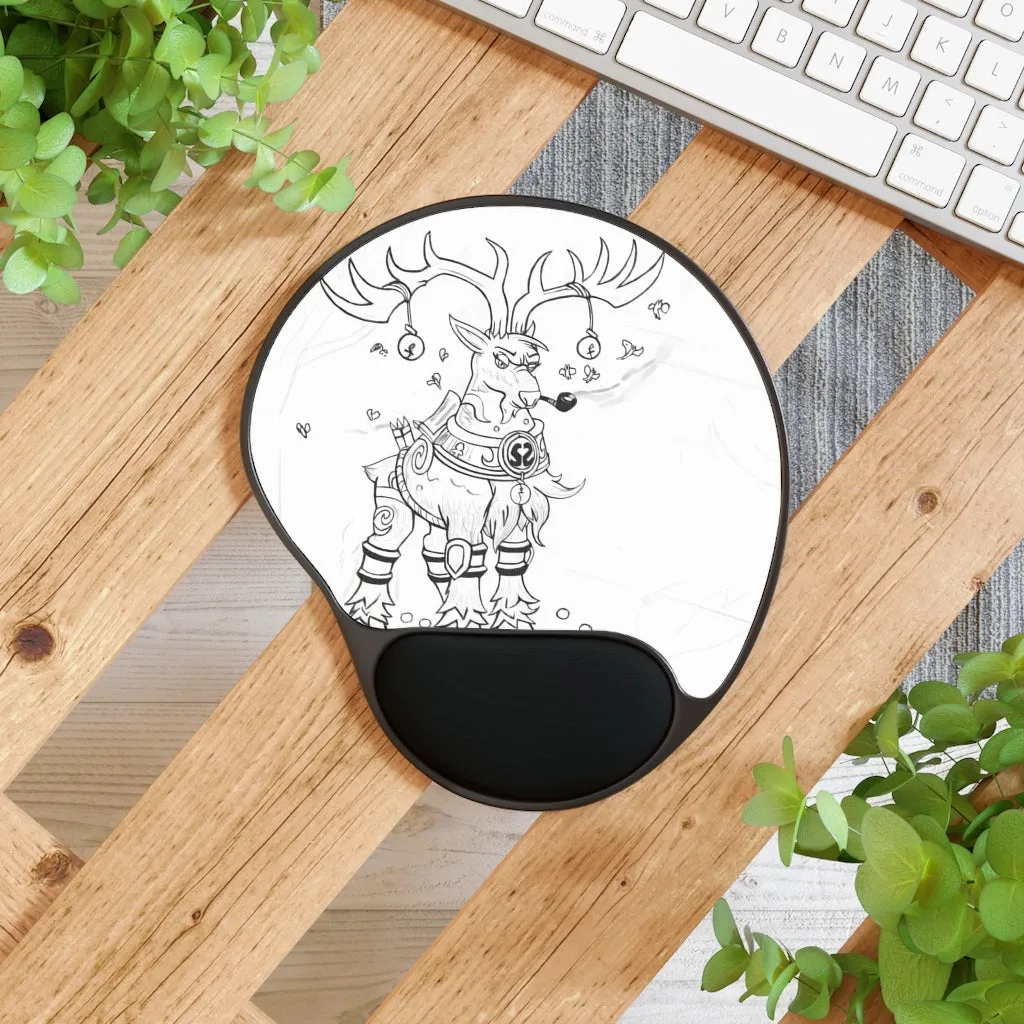 Tempus Guardian of the Harvest Mouse Pad With Wrist Rest