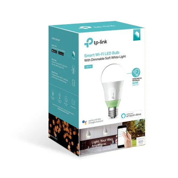 TP Link Kasa Smart Wi-Fi LED Bulb with Dimmable Light - White | LB110