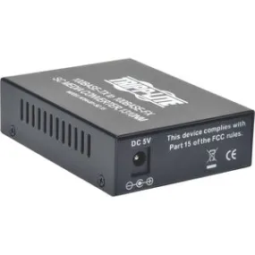 Tripp Lite by Eaton 10/100 SC Singlemode Fiber to Ethernet Media Converter, 15km, 1310nm