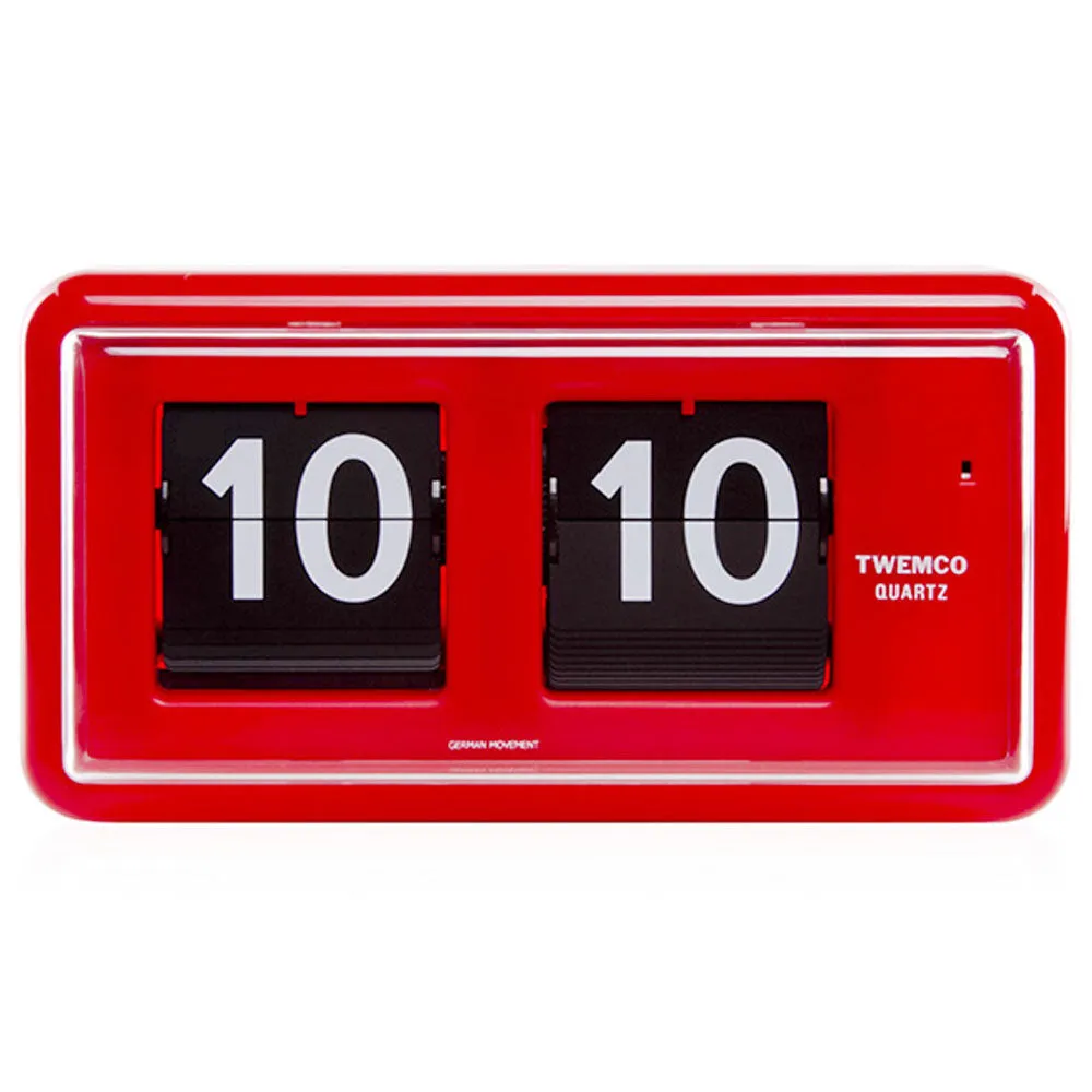 Twemco QT-30 Flip Clock Red