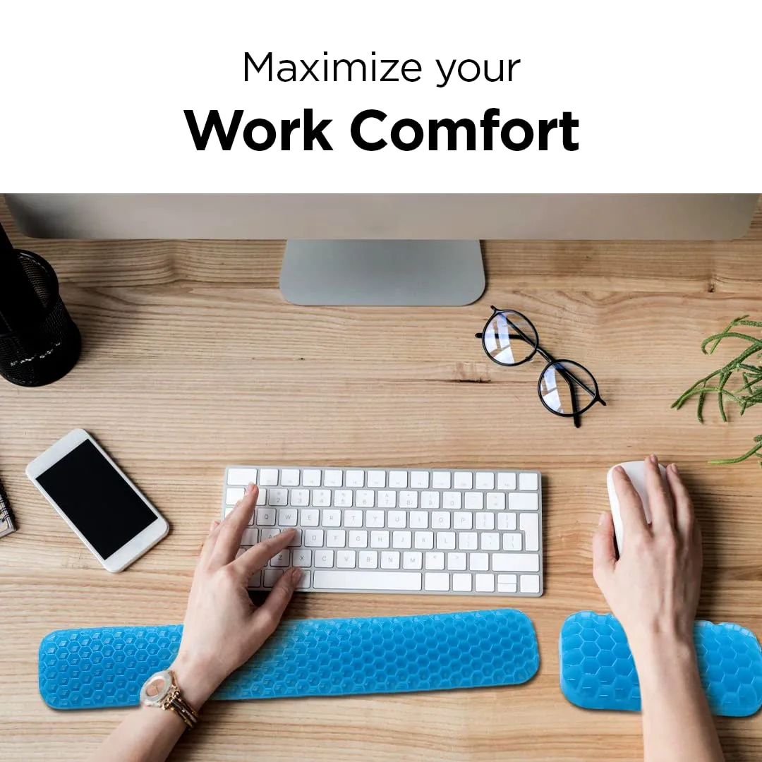 Umai Mouse Wrist Pad - Ergonomic Soft Rest for Comfort and Support | Non-Slip Bottom | Durable and Soft Materials | Relieve Wrist Pain and Fatigue | Ideal for Computer Work and Gaming