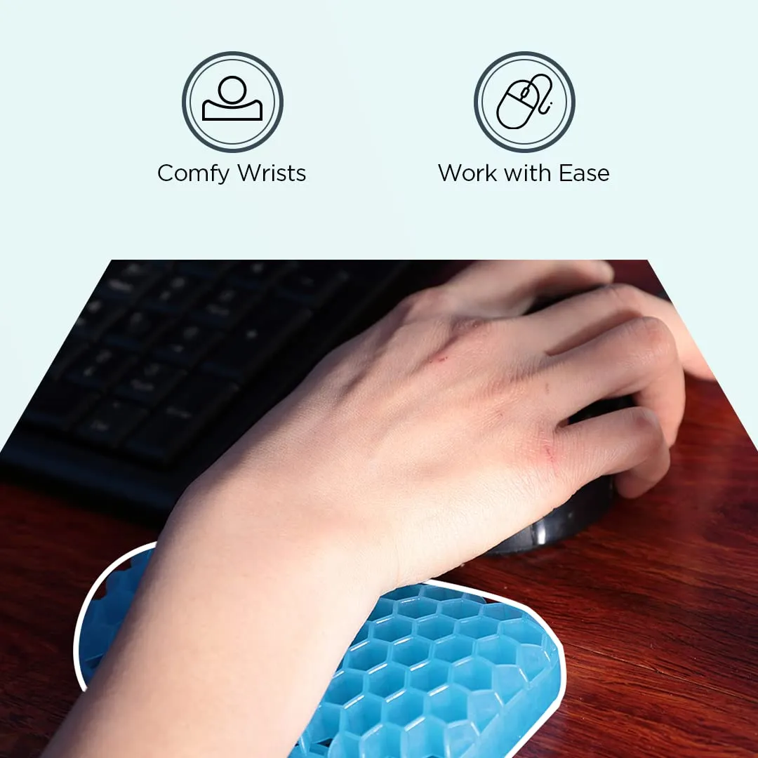 Umai Mouse Wrist Pad - Ergonomic Soft Rest for Comfort and Support | Non-Slip Bottom | Durable and Soft Materials | Relieve Wrist Pain and Fatigue | Ideal for Computer Work and Gaming