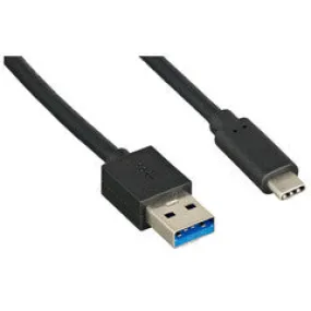 USB 3.2 Gen 2x1 Type A  to C Cable - 10 Gigabit, 0.5 meter (1.64ft)