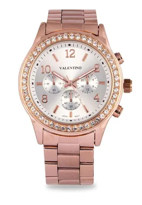 Valentino 20122245-SILVER DIAL Gold Watch for Women