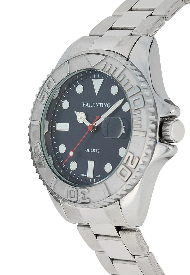 Valentino 20122465-BLUE DIAL Stainless Steel Strap Analog Watch for Men