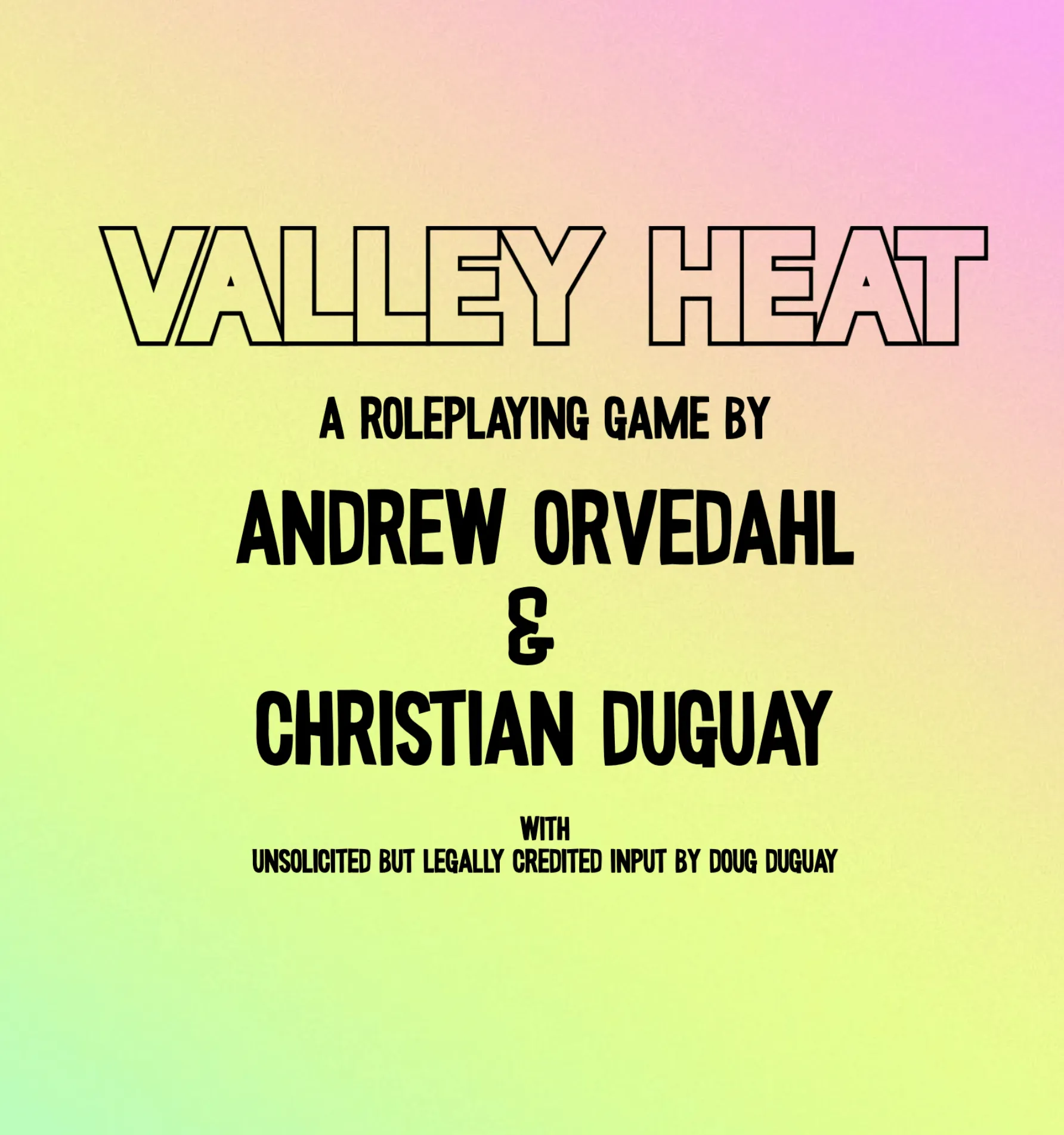 VALLEY HEAT   PDF