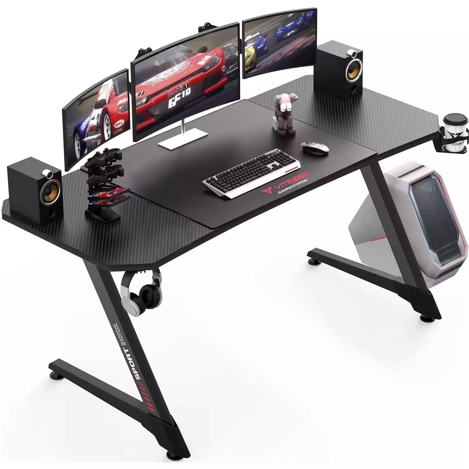 Vitesse Z-Shaped/T-Shaped Gaming Desk ZD01/TD01 Mousepad/Mouse Pad