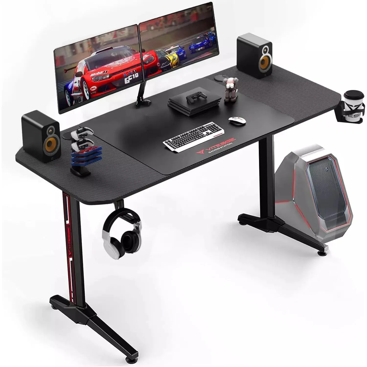 Vitesse Z-Shaped/T-Shaped Gaming Desk ZD01/TD01 Mousepad/Mouse Pad