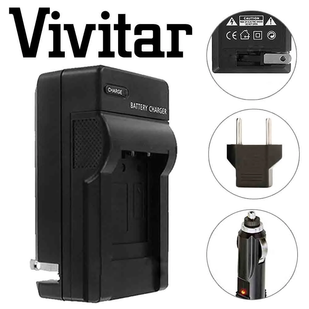 Vivitar LC-E8 Replacement Rapid Charger for Canon LP-E8 Battery for Canon T5i T4i T3i