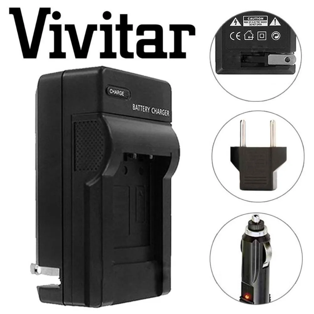 VIVITAR VIV-QCB-217 Battery Charger   NB-13L Replacement Battery for Canon NB-13L Battery (for Canon G5 X, G7 X, G7 X Mark II, G9 X, G9X Mark II, SX720 HS)