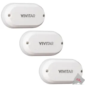 Vivitar WT12 Smart Home WiFi Leak Sensor works with IOS and Android - 3 Units