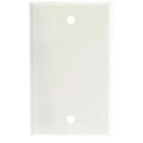 Wall Plate, White, Blank Cover Plate