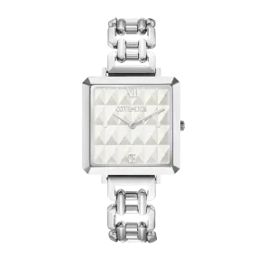 Watch Iconic Cube Spikes Statement Silver