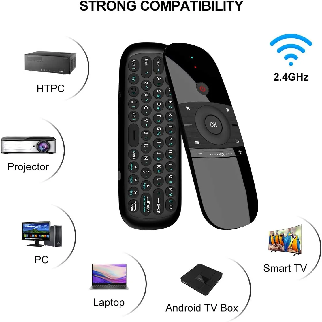 Wechip W1 2.4ghz Wireless Air Mouse