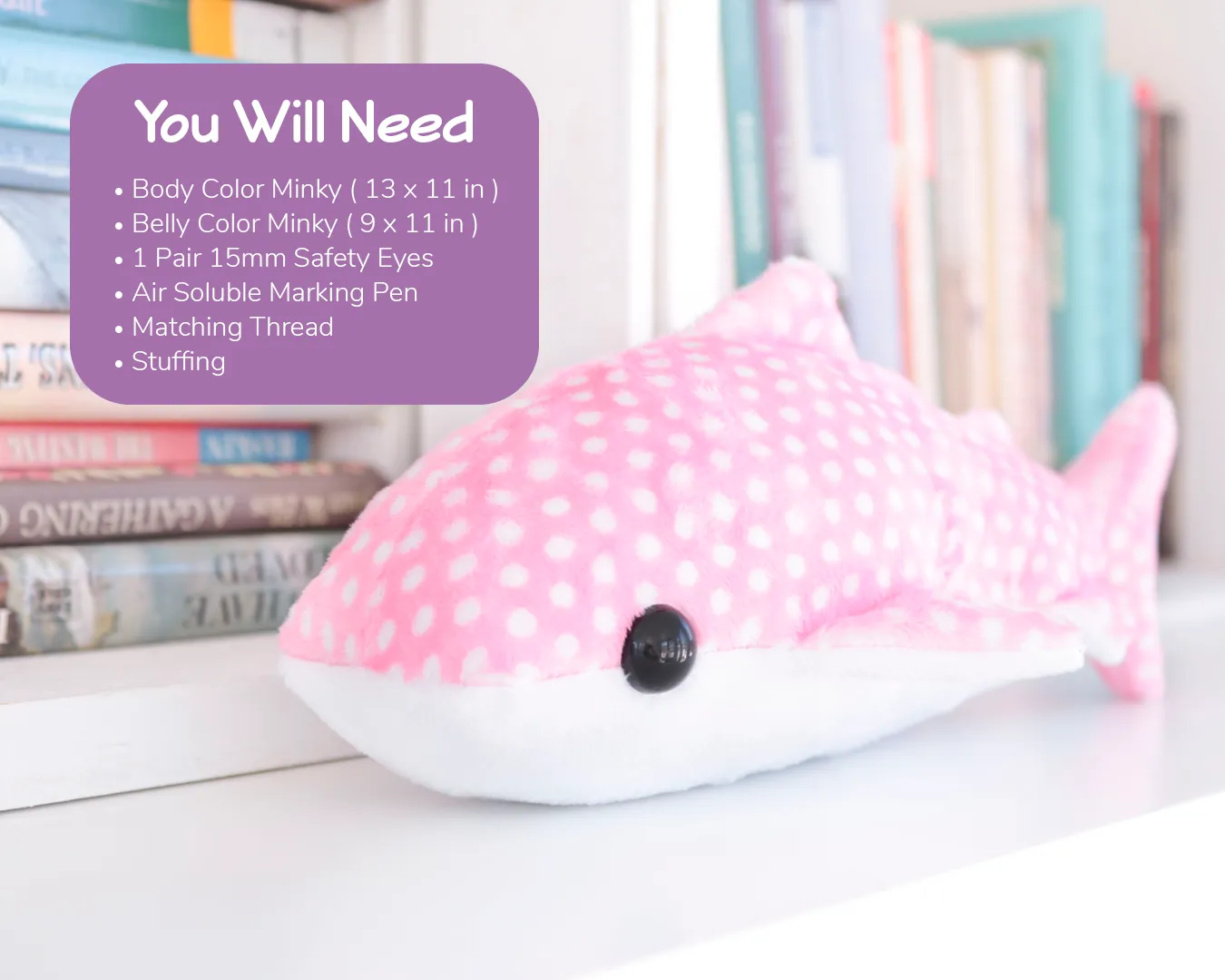 Whale Shark Sewing Pattern - Digital Download