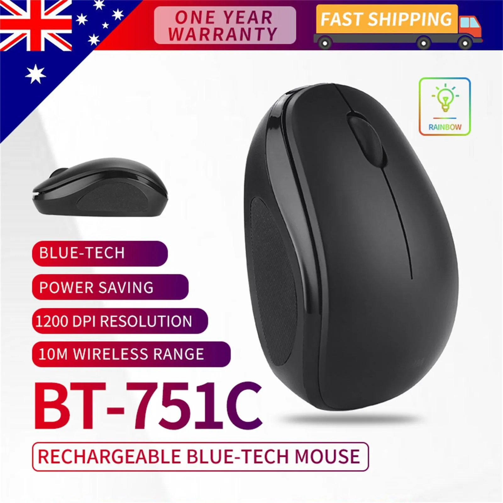 Wired Mouse For Computer Gaming Office Laptop 6 Buttons 11 Mode Light Effect