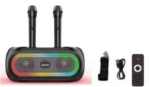 Wireless Bluetooth Speaker With Dual Mic And Remote Super Bass - ZQS-4247