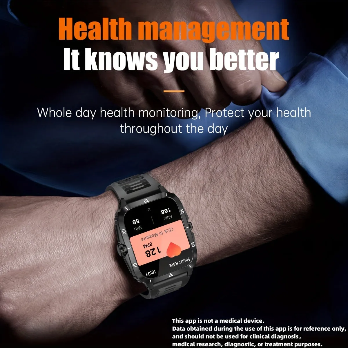 Wireless Smartwatch HD Display Sports Modes, Alerts, Sleep Monitoring