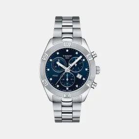 Women Blue Chronograph Stainless Steel Watch T1019171104600