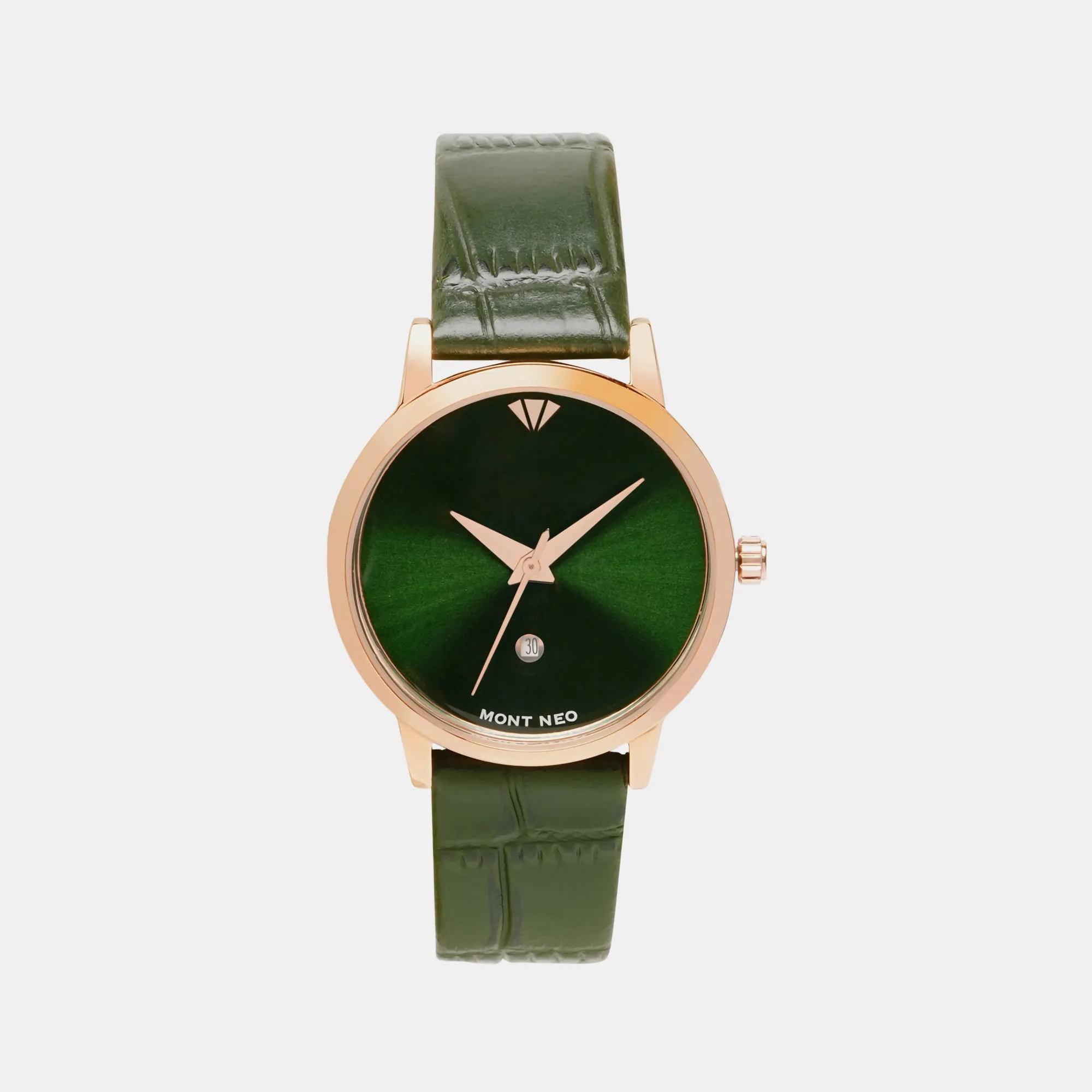 Women Green Analog Leather Watch L1034E-L3314