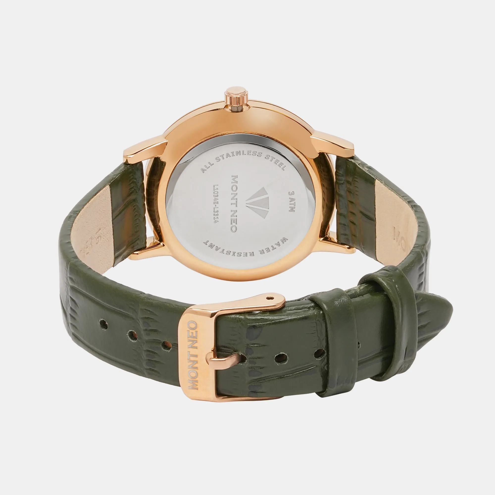 Women Green Analog Leather Watch L1034E-L3314