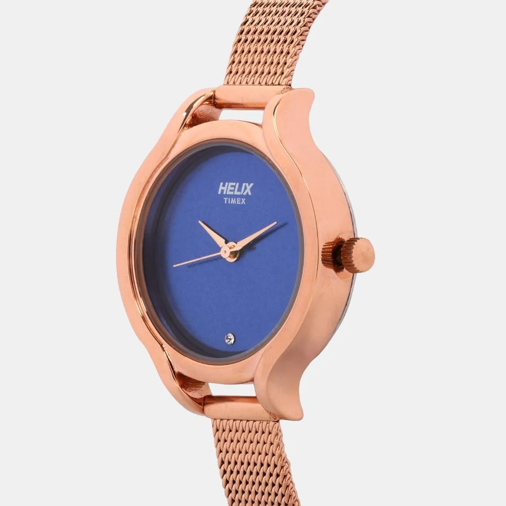 Women's Blue Analog Stainless Steel Watch TW027HL13