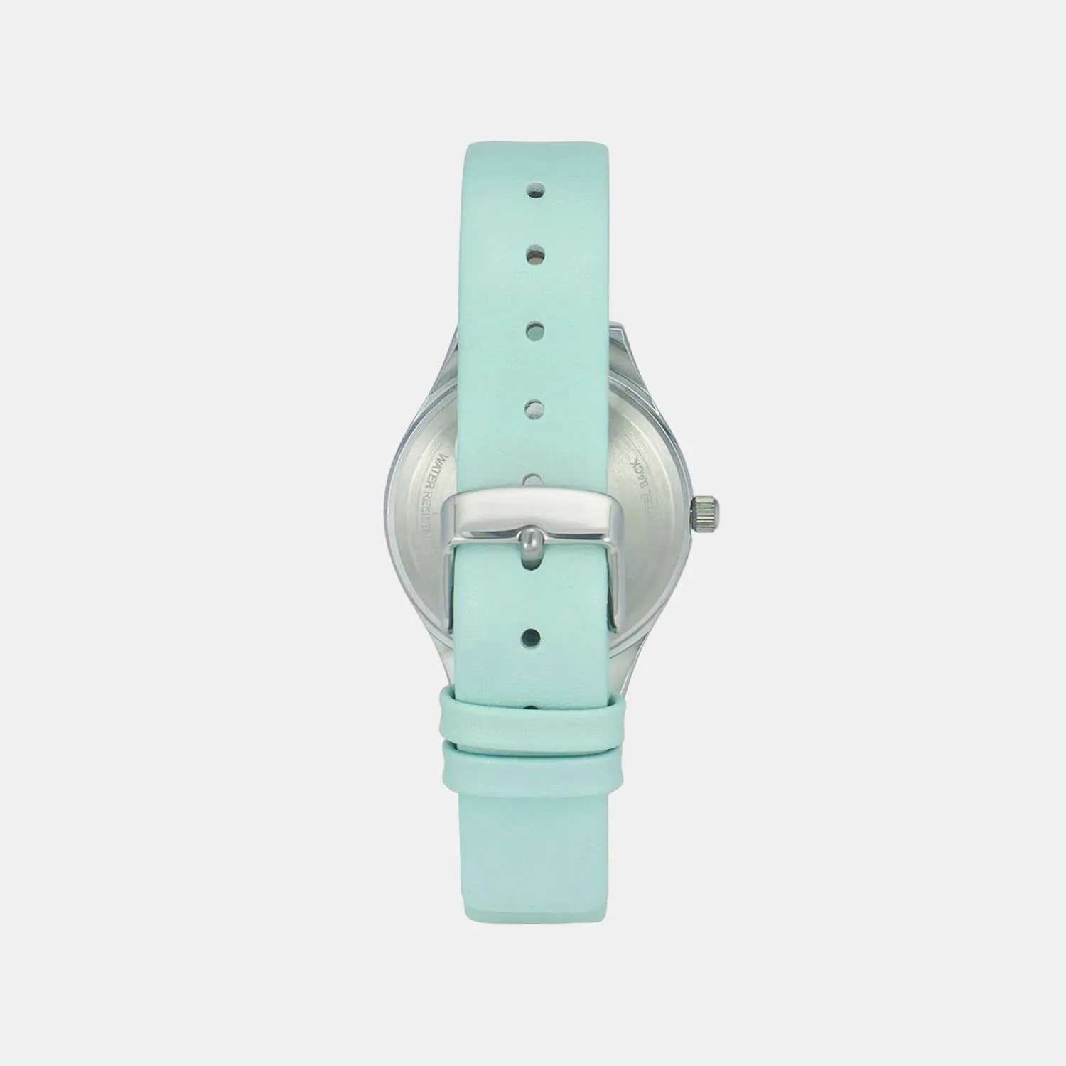 Women's Green Analog Leather Watch TW049HL05