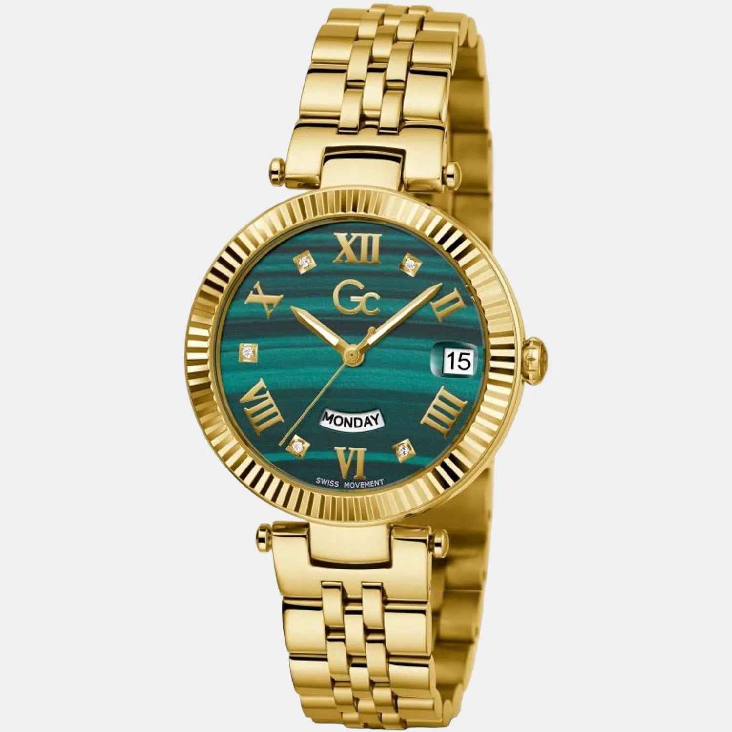 Women's Green Analog Stainless Steel Watch Z01006L9MF