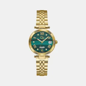 Women's Green Analog Stainless Steel Watch Z01006L9MF