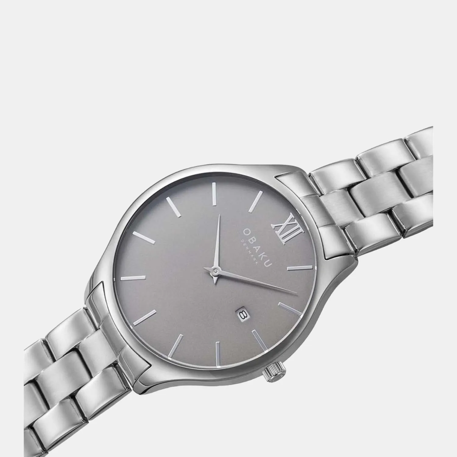 Women's Grey Analog Stainless Steel Watch V266LDCJSC